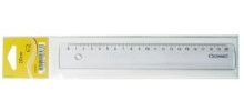 Lineal 20cm Kunststoff transp. im Etui