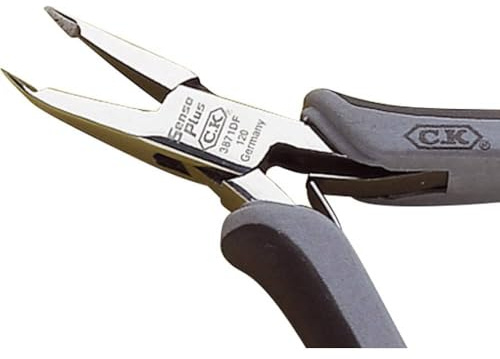 C.K T3786DF 120 Pince coupante oblique ESD 135 mm avec micro-chanfrein
