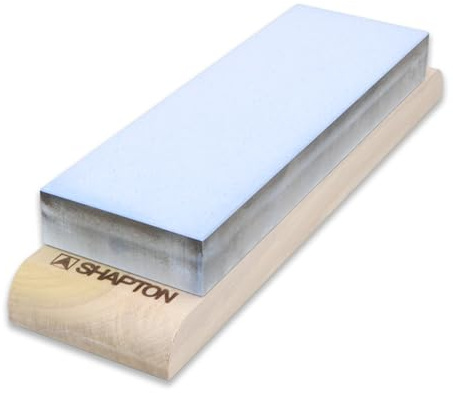 SHAPTON Piedra de afilar de cerámica japonesa M24/grano medio 1500,24mm piedra con base de madera