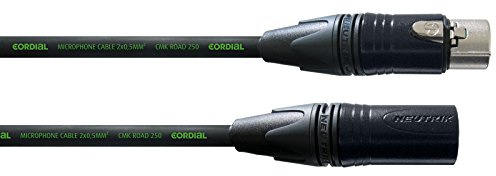 CORDIAL CRM 1 FM-BLACK peak Mikrofonkabel 1 m