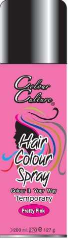 Colour Culture Temporary Hair Colour Spra - Pretty Pink - 127g