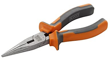 Alyco Orange (HR) - Alicates bocas semirredondas HR High Resistance DIN 5745 Cr-V 200 mm con mangos bimaterial - 170535