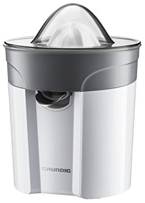 Grundig CH 6280 W spremiagrumi compatto con funzione antigoccia inclusa Cover, bianco/argento