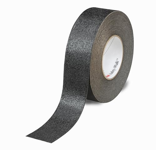 3M Safety-Walk Slip Resistant Conformable Tape 510, Black, 50.8 mm x 18.3 m, Roll | 1/case | for irregular or contoured surfaces in light to heavy shoe-traffic areas