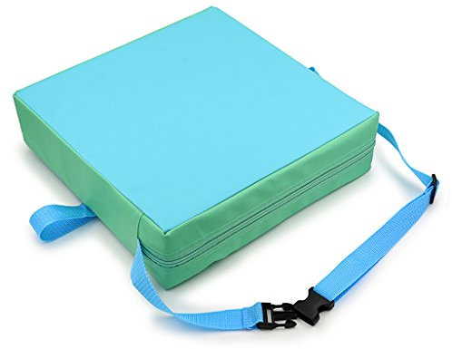 BTSKY Sitzerhöhung/Kissen für Baby/Kleinkind, abnehmbar, verstellbar, waschbar, mit Halteband, für Esszimmerstuhl, zum Reisen