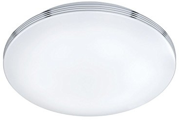 Trio Leuchten LED Bad Deckenleuchte Apart 659411806, Metall chrom, 1x 18 Watt, Weiß