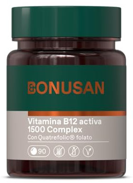 Coenzima B12 90 comprimidos de 1500 mcg de Bonusan