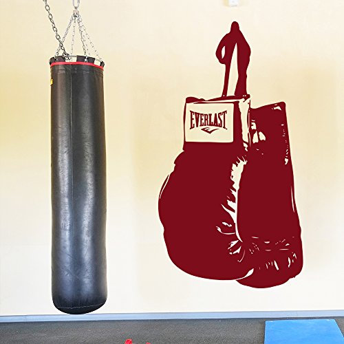 azutura Boxing Glove Boxer Sports Wall Sticker available in 5 Sizes and 25 Colours Rose Pink