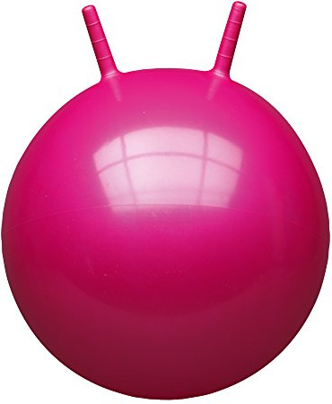John 59008 - Sprungball Einfarbig (45-50 cm) - Hopperball, Hüpfball, Springball, Hopper Ball für Drinnen & Draußen - wiederaufblasbar, robust - Fitness für Kinder, Assorted colors