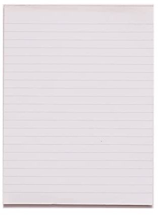 RHINO 8 x 6 Memo Pad, 160 Page / 8mm Lined Notepad, 10 Pack, Paper Writing Pad, Office & Stationery Supplies