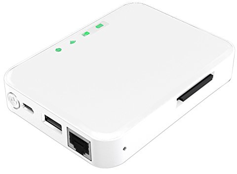 Storex Lector Tarjeta Memoria Externo WEZEE WiFi Power Bank SD USB