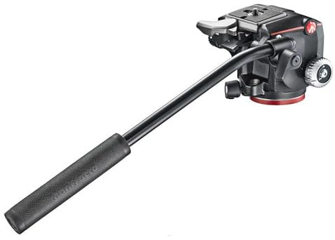 Manfrotto MHXPRO-2W, XPRO Fluid Head with Fluidity Selector, Professional Fluid Drag System, for Video, Videography, Lightweight, Black