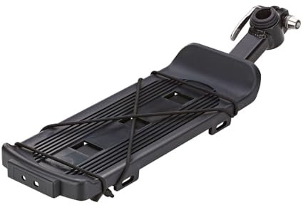 Prophete MTB-Gepäckträger mit Spritzschuh für Sattelstützenbefestigung, 6148, Schwarz, L