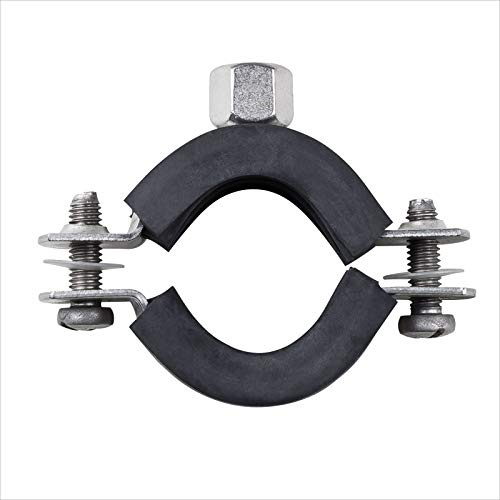 Stabilo-Sanitaer Edelstahlrohrschelle 48-52mm 1 1/2 Zoll Edelstahl Rohrschelle Rohrhalter Rohrbefestigung Rohrhalterung Schraubrohrschelle V2A V4A W4 W2 Nirosta Niro