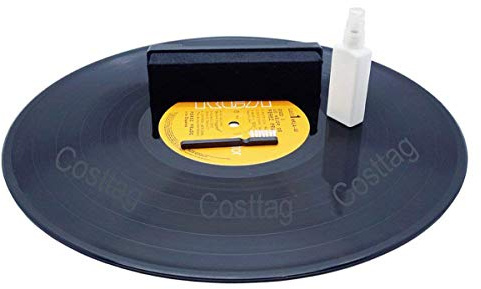 Boytone Anti-Static Carbon Fiber Record and LP, Vinyl Cleaner, Washer with Stylus Brush and Record Cleaning Liquid Set