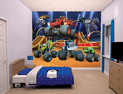 Walltastic Blaze and The Monster Machines, Tapete, Wandbild, Paper, bunt, 52.5 x 7 x 18.5 cm, 7