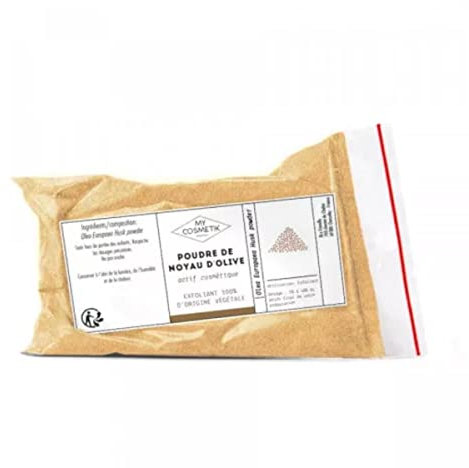 MyCosmetik - Polvere di nocciolo di oliva, peso: 50 g