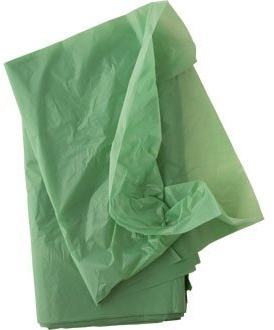 Color Coded de basura/bolsas de basura – verde – tamaño 450 x 725 x 850 mm – 80Ltr – (50 unidades))
