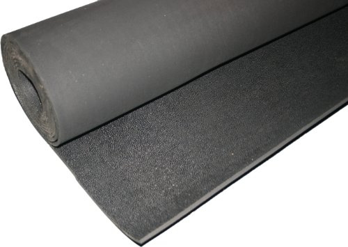 Rubber Matting, Pebble Finish - 4m x 1.4m x 6mm Thick - Heavy Duty Car, Van & Pickup Load Liner - Anti Slip Garage Flooring