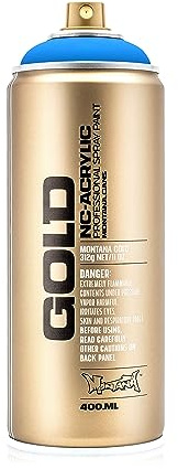 Montana Cans Montana GOLD 400 ml Color, Flame Blue Spray Paint,MXG-F5000, 13.5 Fl Oz (Pack of 1)