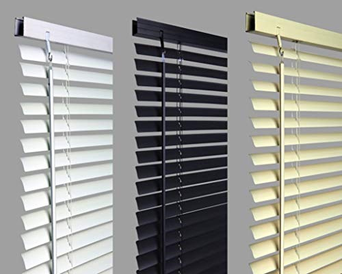 New 180cm BLACK Pvc Venetian Blinds, AVAILABLE IN 10 SIZES AND 3 COLOURS .. Original umlout © branded