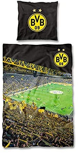 Borussia Dortmund, BVB-Bettw?sche S?dtrib?ne, Mehrfarbig, 135x200cm