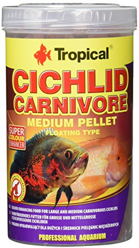 Tropical Cichlid Carnivore Medium Pellet, 1er Pack (1 x 500 ml)