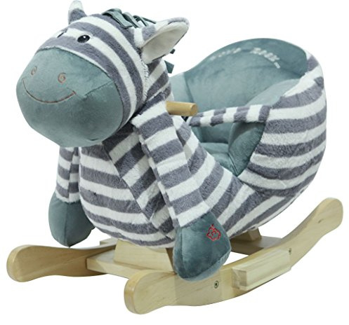 Sweety Toys 4812 gungdjur gunghäst zeebra Ben the zebra supersüss,mycket högklassigt utförande med funktion Lullaby Lied