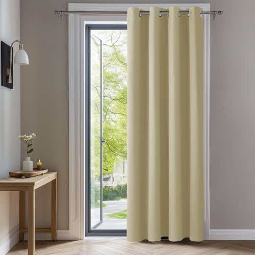 Deconovo Cortina Opaca Térmica para Dormitorio y Salón, 1 Pieza