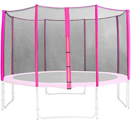 SixBros. Sicherheitsnetz Pink für Gartentrampolin 1,85 M - 4,60 M versch. Größen - SN-ON/1951 - Größe 1,85 m 3L