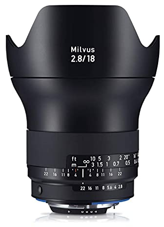 ZEISS Milvus Objectif plein cadre 18 mm f/2.8 pour monture Nikon F ZF.2, noir
