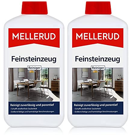 2x Mellerud Feinsteinzeug Reiniger und Pflege (1 Liter)