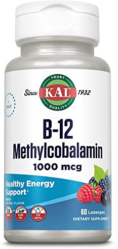 KAL Metilcobalamina Vitamina B12 1000 mcg, 60 Comprimidos