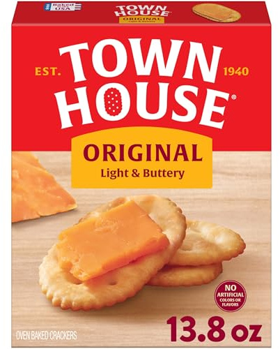 Keebler, Town House Original Crackers, 13.8 oz