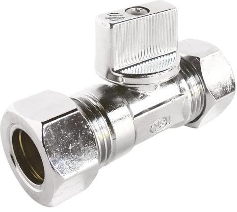 SOMATHERM FOR YOU, Mini vanne à sphère à visser pour tube cuivre 12/14 mm, montage facile sans soudure, en laiton nickelé, idéale pour eau sanitaire et chauffage | Montage facile sans soudure, en laiton nickelé, idéale pour installations sanitaires et chauffage pour tube cuivre 12/14 mm