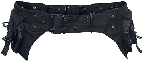Gothicana by EMP Unisex Borsa nera con cintura Standard