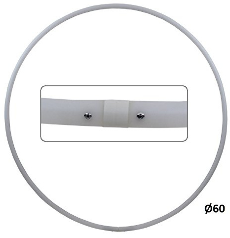 HOOPOMANIA Hula Hoop Rohling 16mm [Ø60/70/80/90/100cm - HDPE] – Hula Hoop selbst gestalten