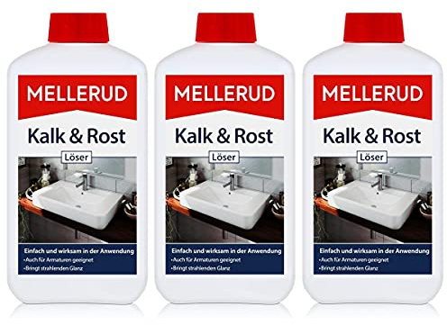 3x Mellerud Kalk und Rost Löser 500 ml - Kraftvolle Reinigung