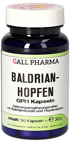 Gall Pharma Baldrian-Hopfen GPH Kapseln, 1er Pack (1 x 50 Stück)