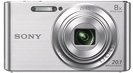 Sony DSCW830 20.1 MP Digital Camera with 2.7-Inch LCD (Silver)
