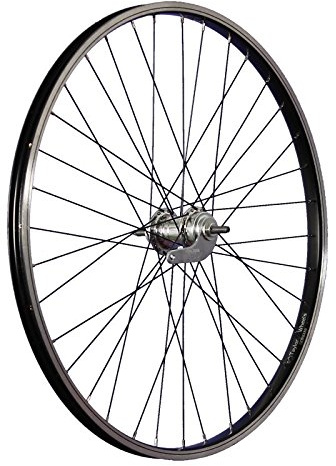 26 Zoll Hinterrad Büchel Aluminiumfelge Edelstahl Speichen Rücktritt RBN schwarz