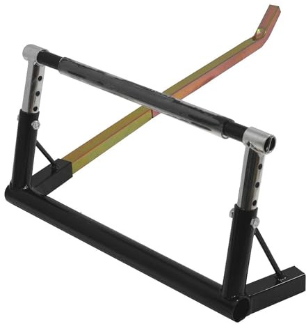BIKETEK Adjustable Pivot Centre Stand – Motorcycle Lift Stand for Cruiser Bikes – Front & Rear Lifting Maintenance Stand