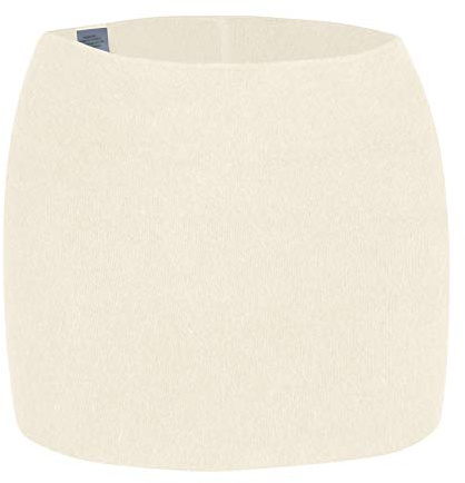 Angora wobera Nierenwärmer oder Leibwärmer für Damen und Herren, kräftige Ausführung (large, weiß)