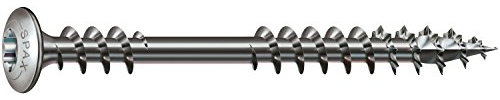 SPAX Bold Terrassenschraube für Holzterrassen, 5,0 x 56 mm, T-Star plus, 100 Stück, 0567000500563