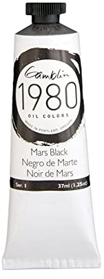 Gamblin 1980 - Oelfarbe - Marsschwarz - 37 ml