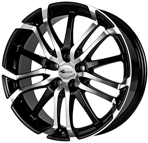 Brock B26 schwarz front-poliert 8,5x19 ET35 5.00x114.00 Hub Hole 72.60 mm - Alu felgen