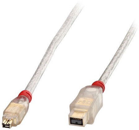 Cable FireWire 800 400 9/4 20 m transparente