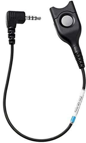 Sennheiser GSM-ADP-CBB01 - Cable para teléfonos móviles Blackberry ED a conector hembra de 4 pines de 3,5 mm a conector hembra de 4 pines de 3,5 mm