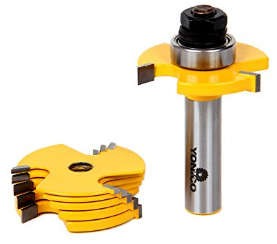 YONICO Router Bits Set Slot Cutter 6 Kerf 1/2-Inch Shank 14700