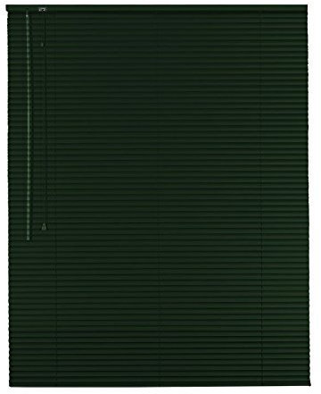 Hochwertige Aluminium Jalousie Jalousette Rollo 90 x 220 cm / 90x220 cm in Farbe grün/dunkelgrün - Bedienseite links // Maßanfertigung / Fensterjalousie / Fensterjalousette / Alulamellen / Alu-Lamellen
